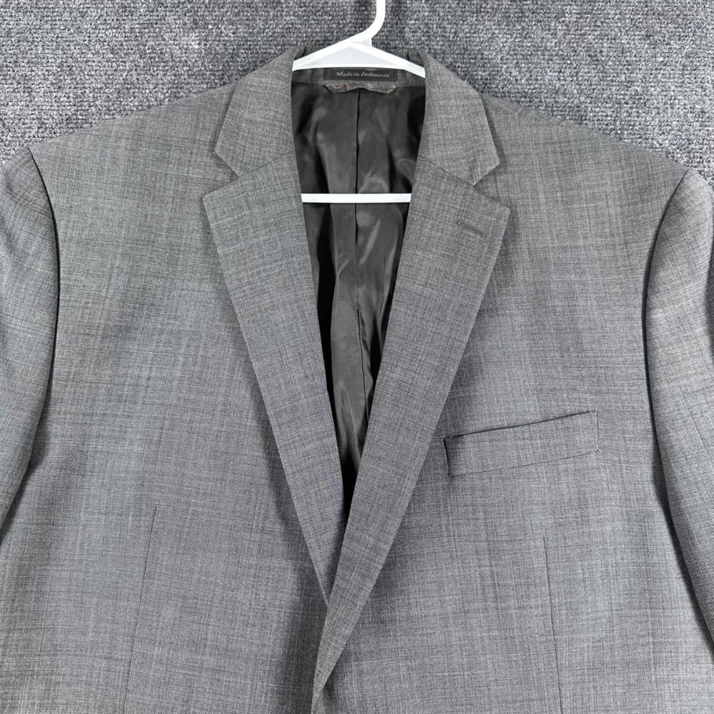 Lauren Ralph Lauren Blazer Mens 44R 44 Regular Grey 100% Wool Sport Coat Jacket - Picture 5 of 16